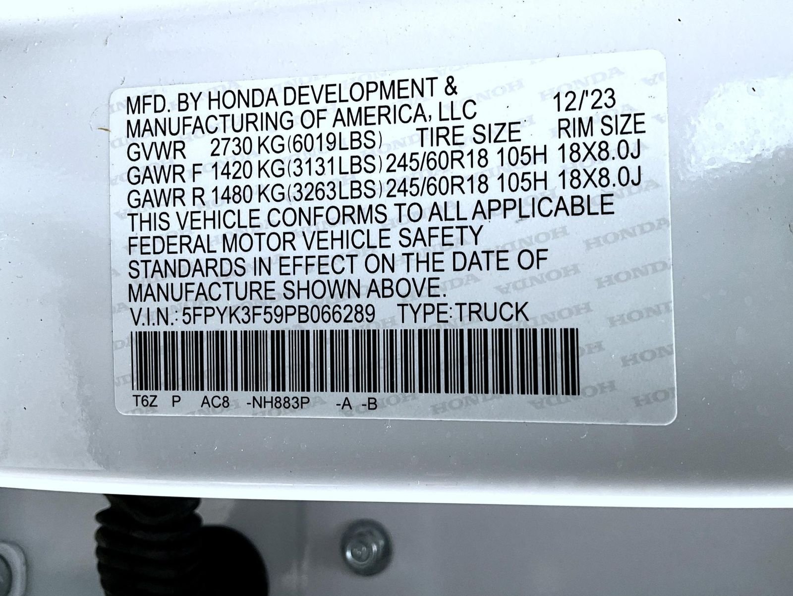 Used 2023 White Honda RTL image 27