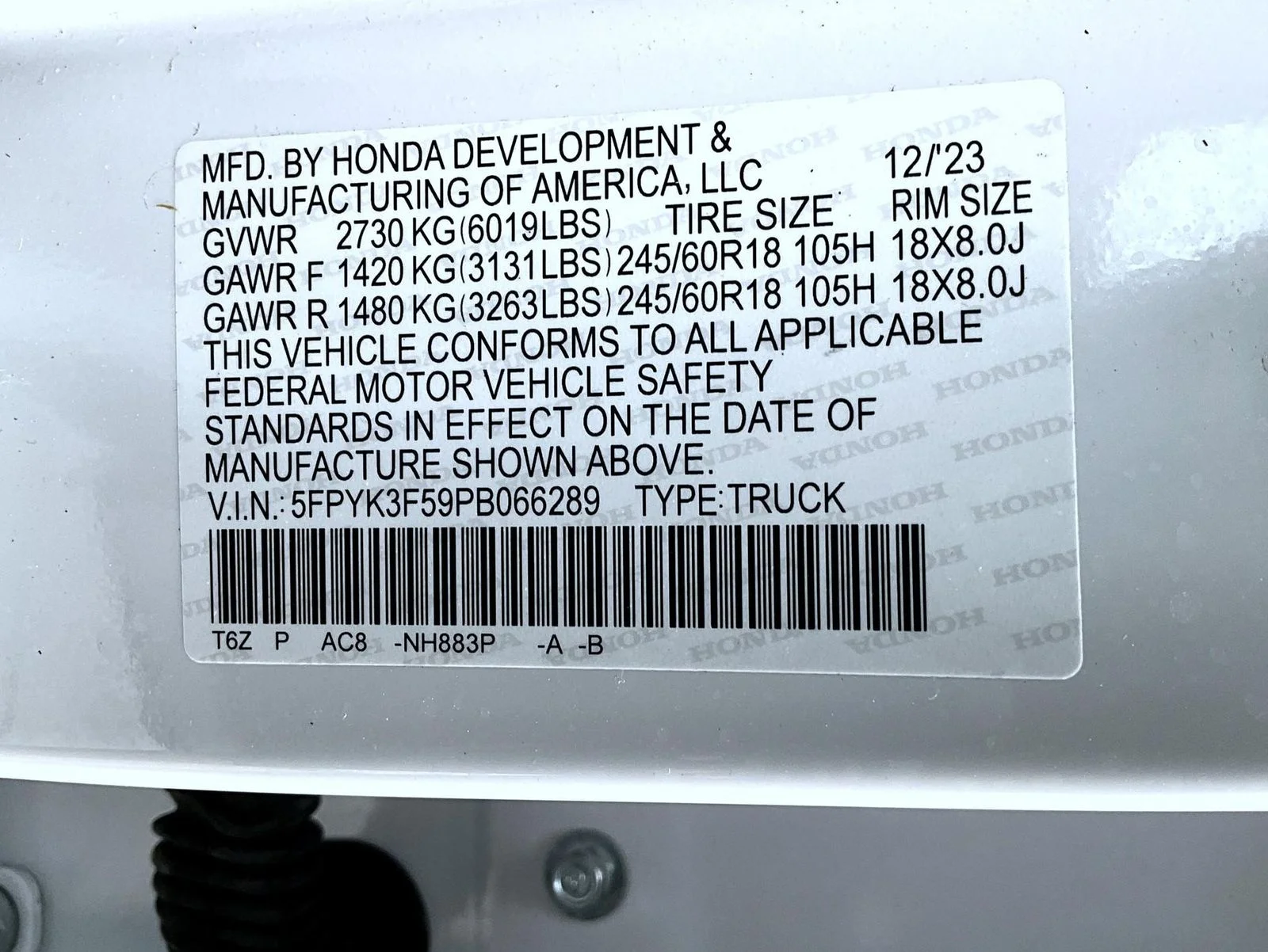 Certified Used 2023 White Honda RTL image 27