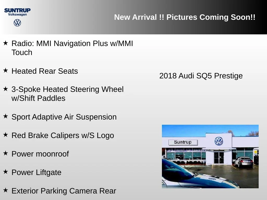 Used 2018 Black Metallic Audi 3.0T Prestige image 4