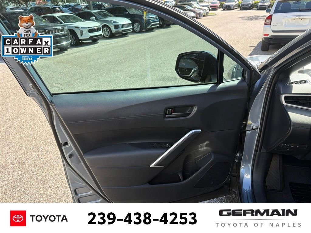 Certified Used 2025 Blue Toyota Hybrid SE image 13