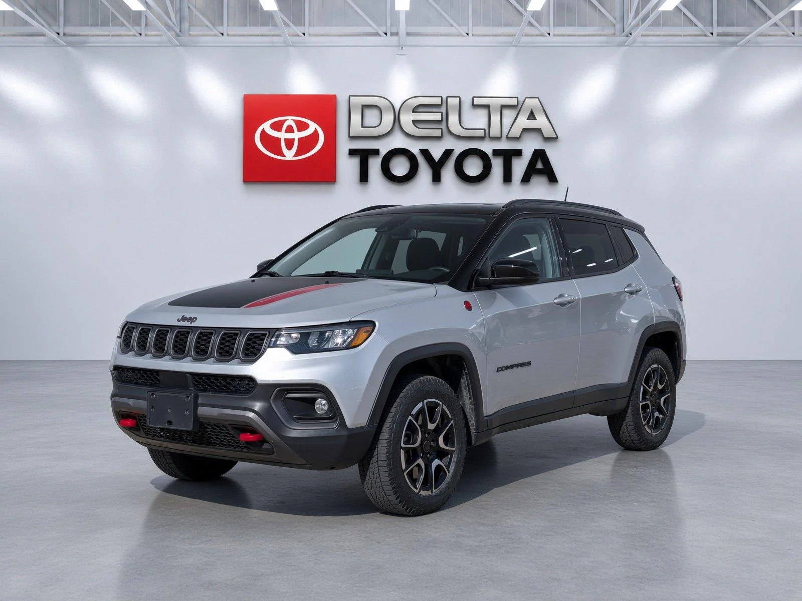 Used 2025 Silver Zynith Metallic Clearcoat Jeep Trailhawk image 1
