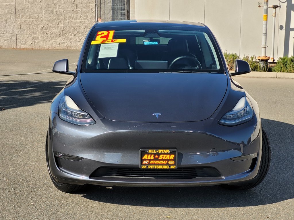 Used 2021 Tesla Model Y Long Range with VIN 5YJYGDEE7MF158675 for sale in Pittsburg, CA