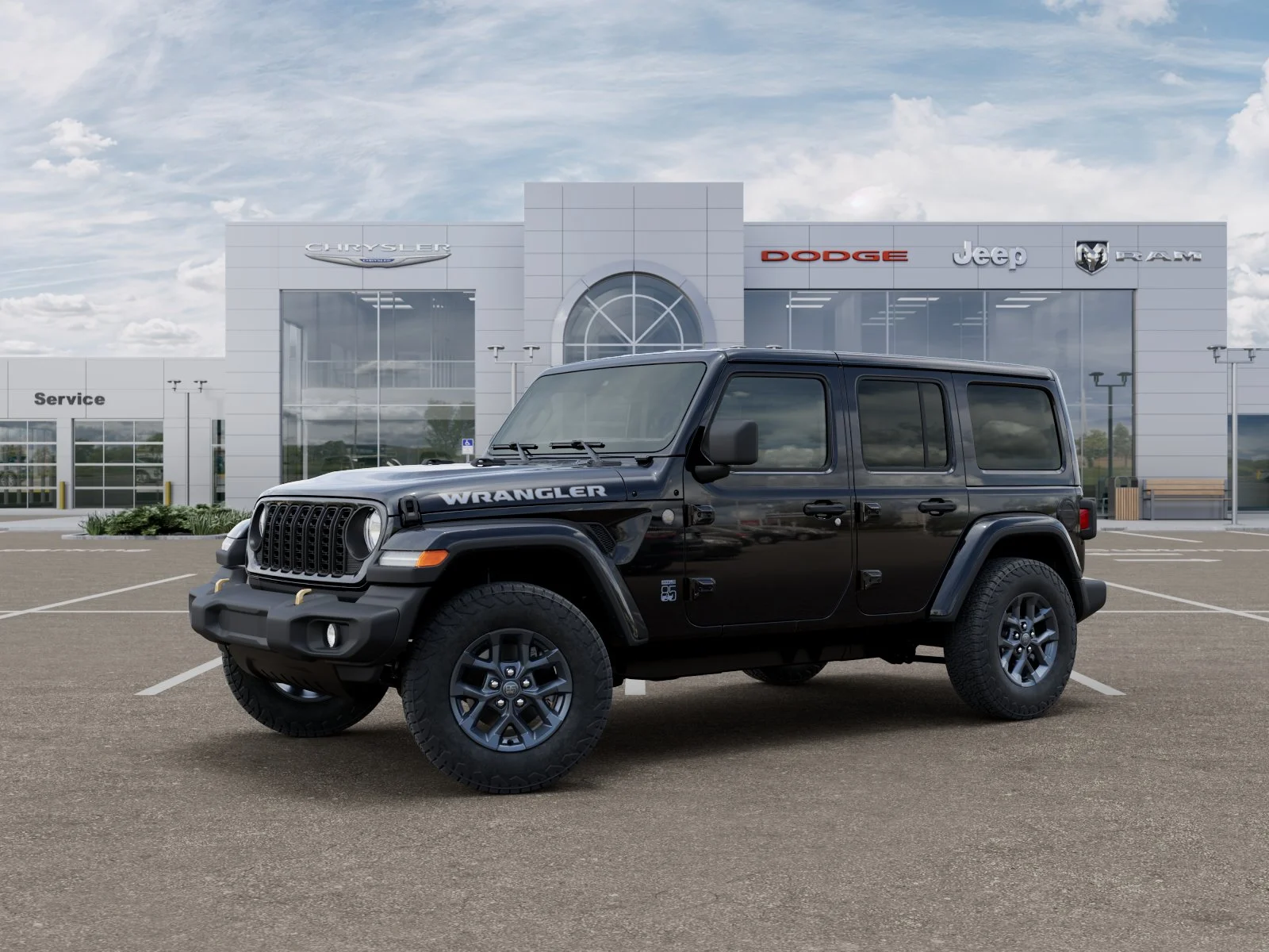 New 2026 Black Clear-Coat Exterior Paint Jeep 85th Anniversary Edition image 31