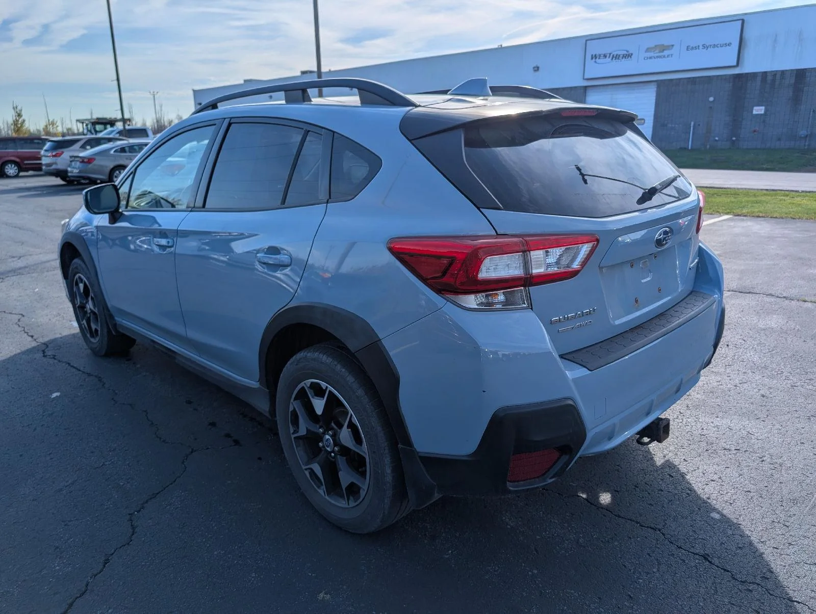 Used 2018 Cool Gray Khaki Subaru Premium image 5