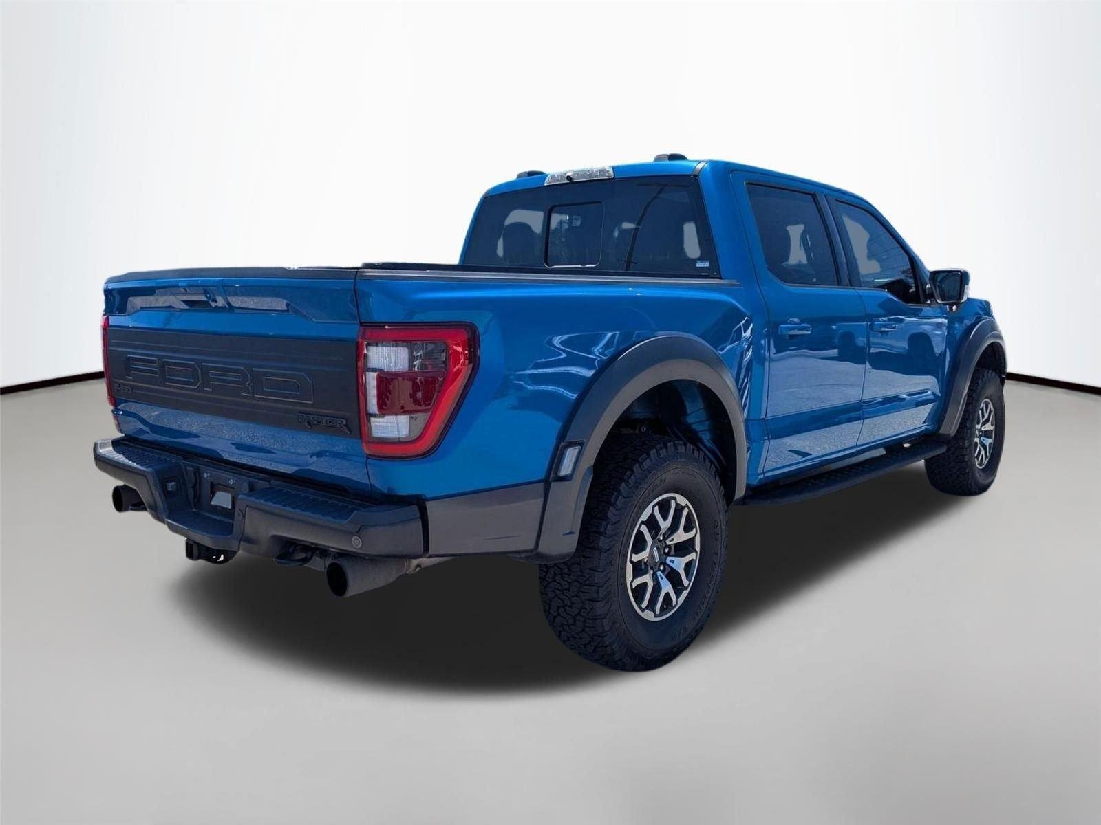 Used 2021 Velocity Blue Metallic Ford Raptor image 5