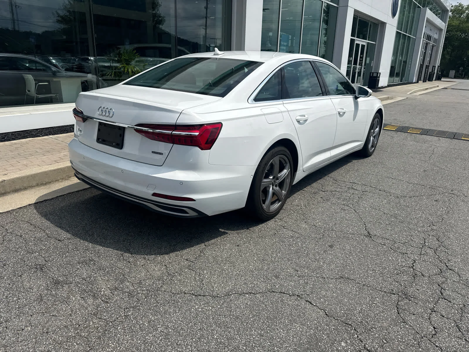 Used 2024 Glacier White Metallic Audi Premium Plus image 7