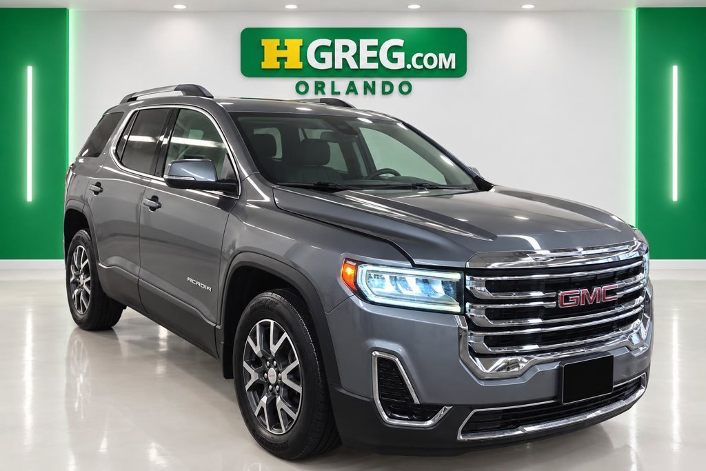 Used 2021 Satin Steel Metallic GMC SLE image 5