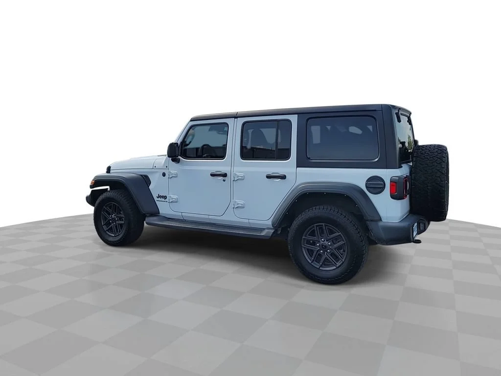 Used 2024 White Jeep 4-Door Sport S 4x4 image 6