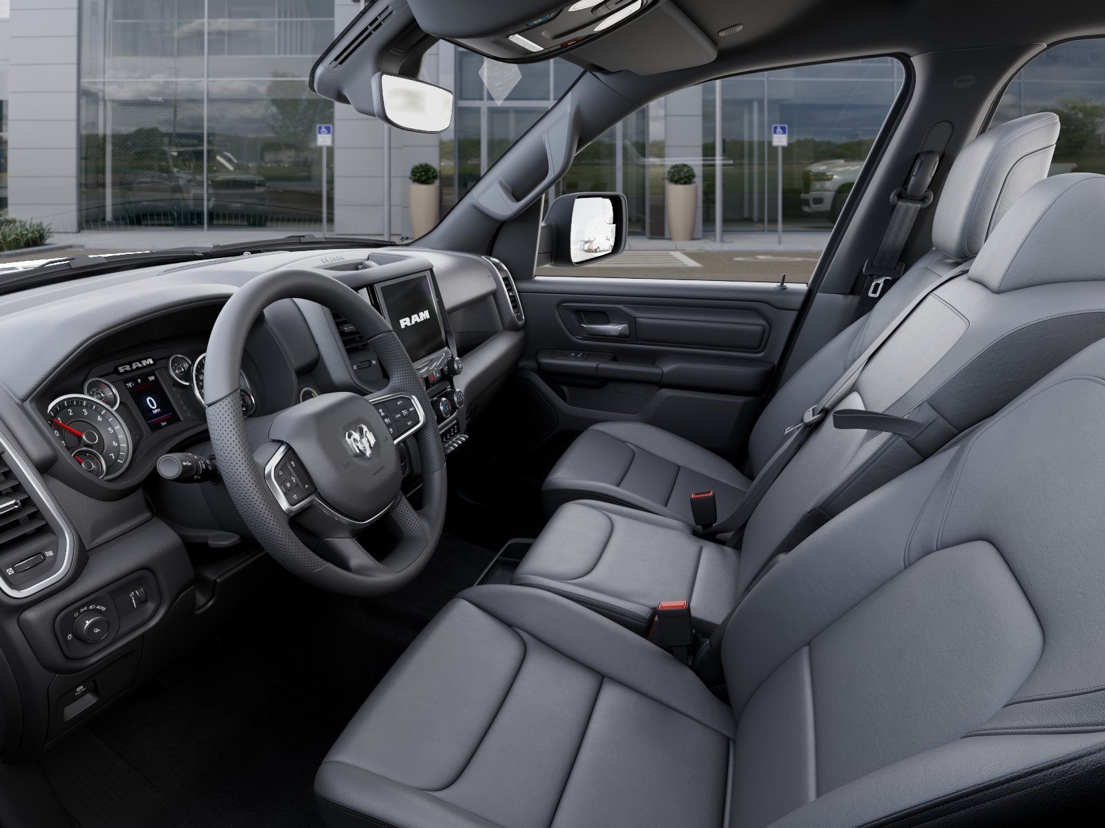 New 2026 Diamond Black Crystal Pearlcoat RAM Tradesman image 47