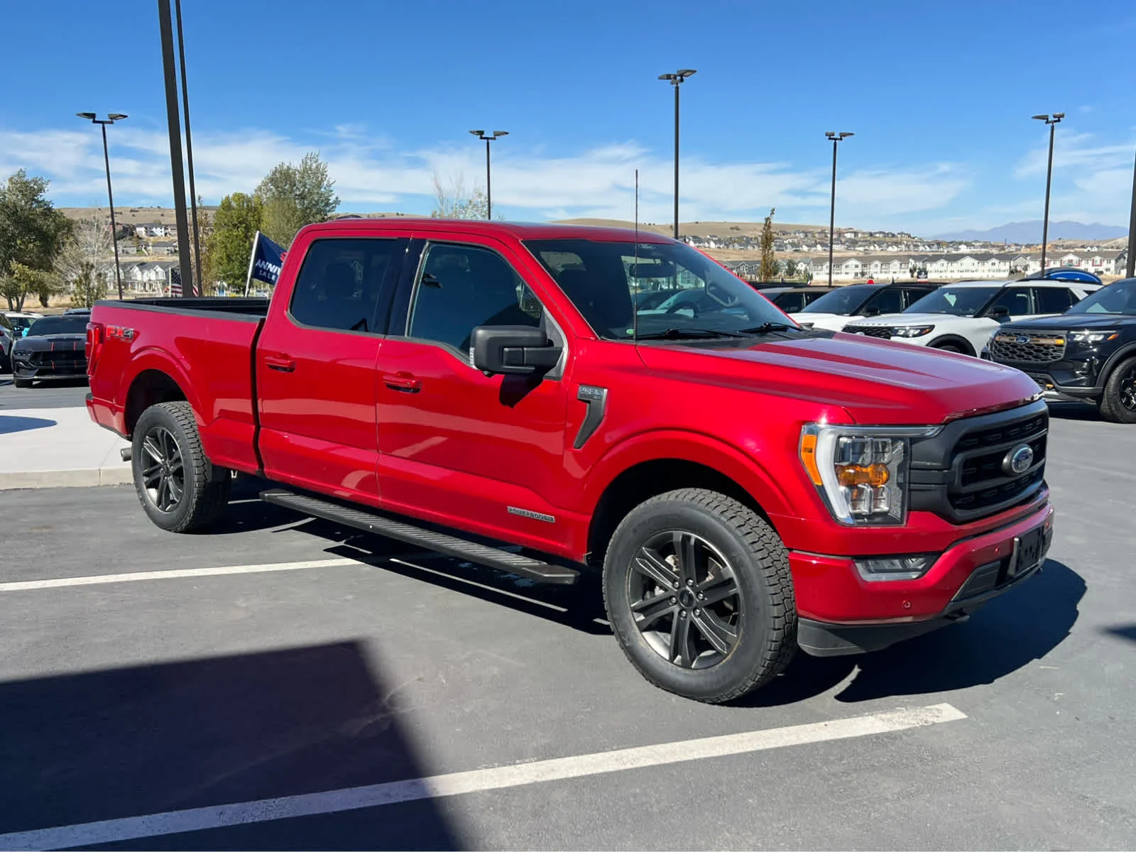 Certified Used 2022 Rapid Red Metallic Tinted Clearcoat Ford XLT image 5