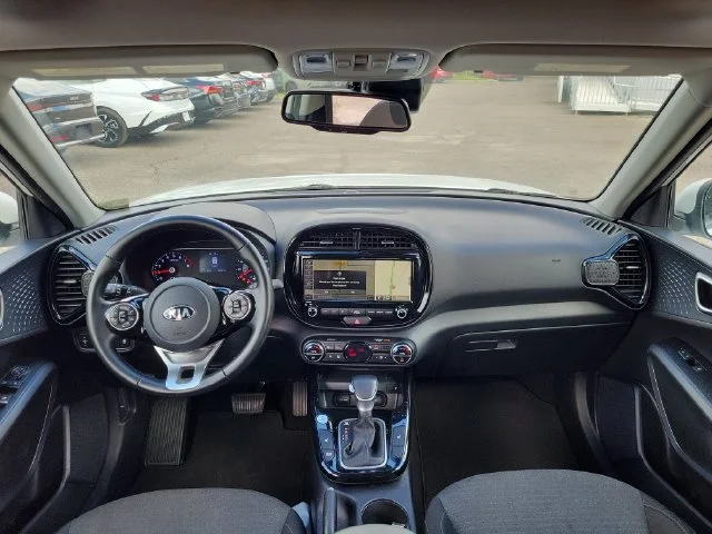 Used 2021 White Kia EX image 12