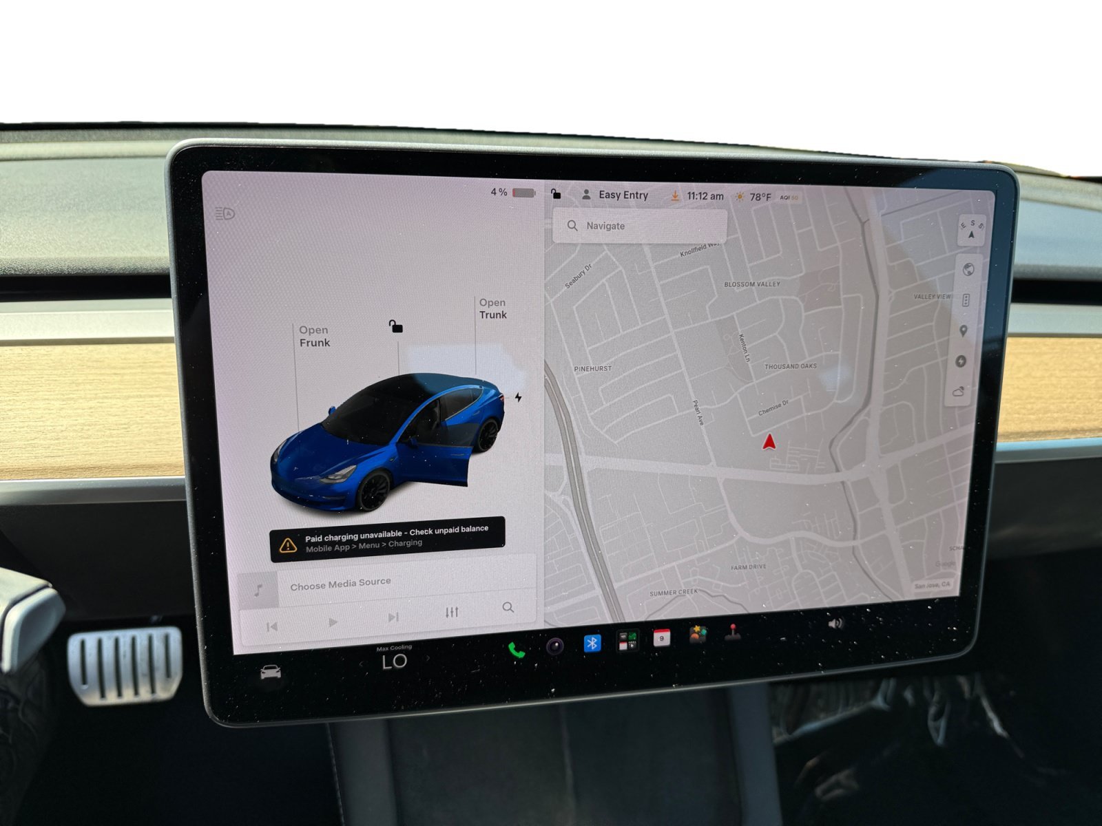 Used 2021 Deep Blue Metallic Tesla Performance image 12