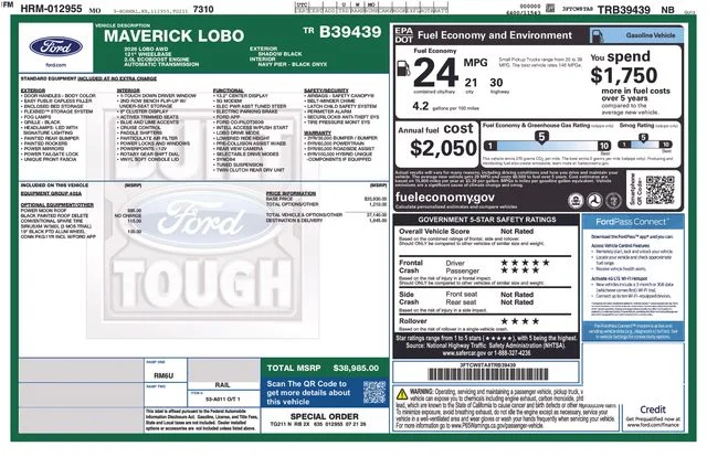 New 2026 Black Ford Lobo Standard image 29