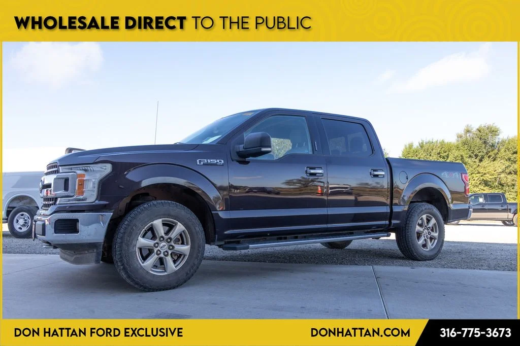 Used 2018 Ford F-150 XLT with VIN 1FTEW1EG9JFA17166 for sale in Augusta, KS