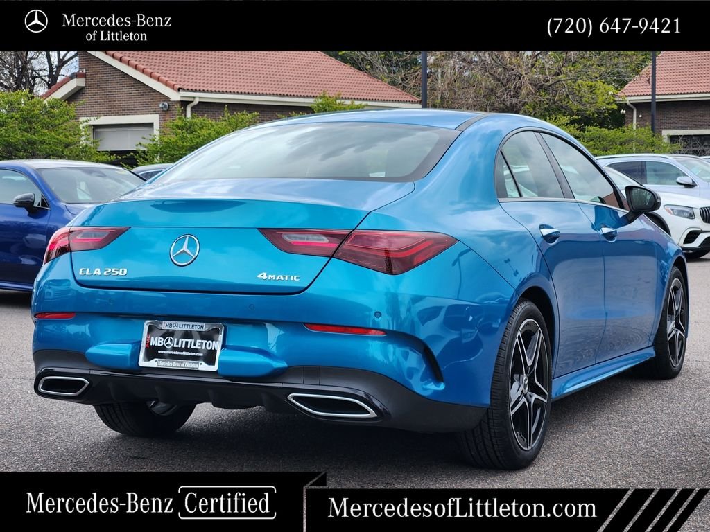 Certified Used 2025 Blue Mercedes-Benz CLA 250 image 7