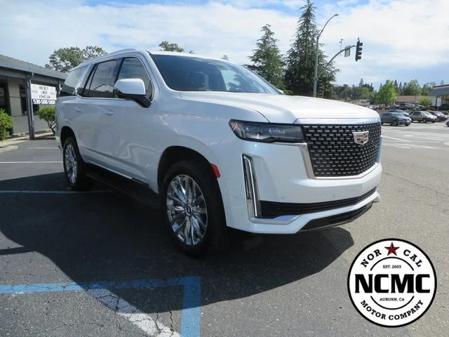 Used 2023 White Cadillac Premium Luxury image 7