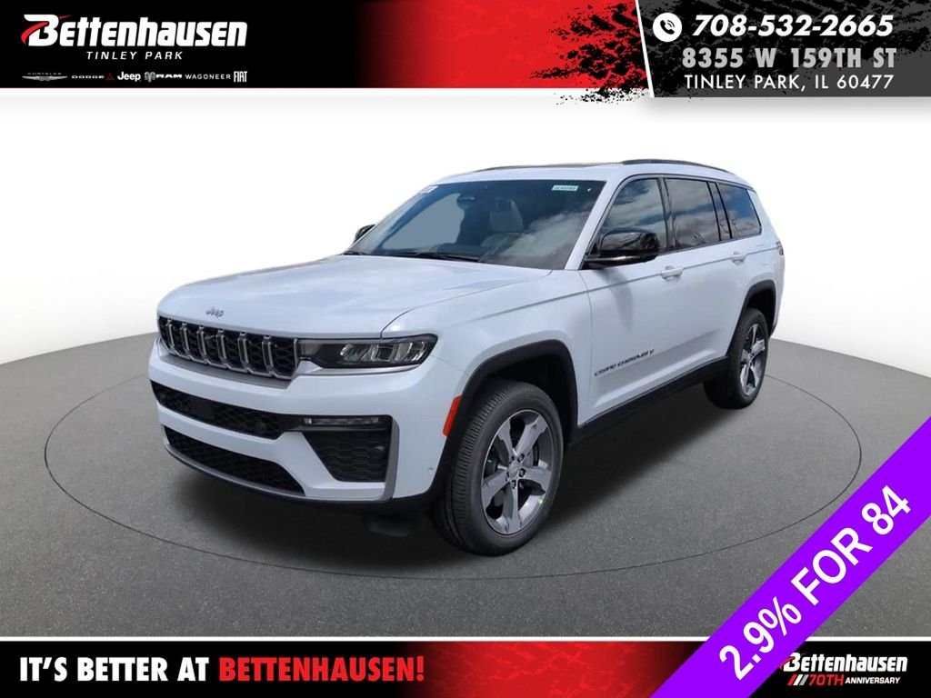New 2026 Bright White Clear-Coat Exterior Paint Jeep Limited image 1