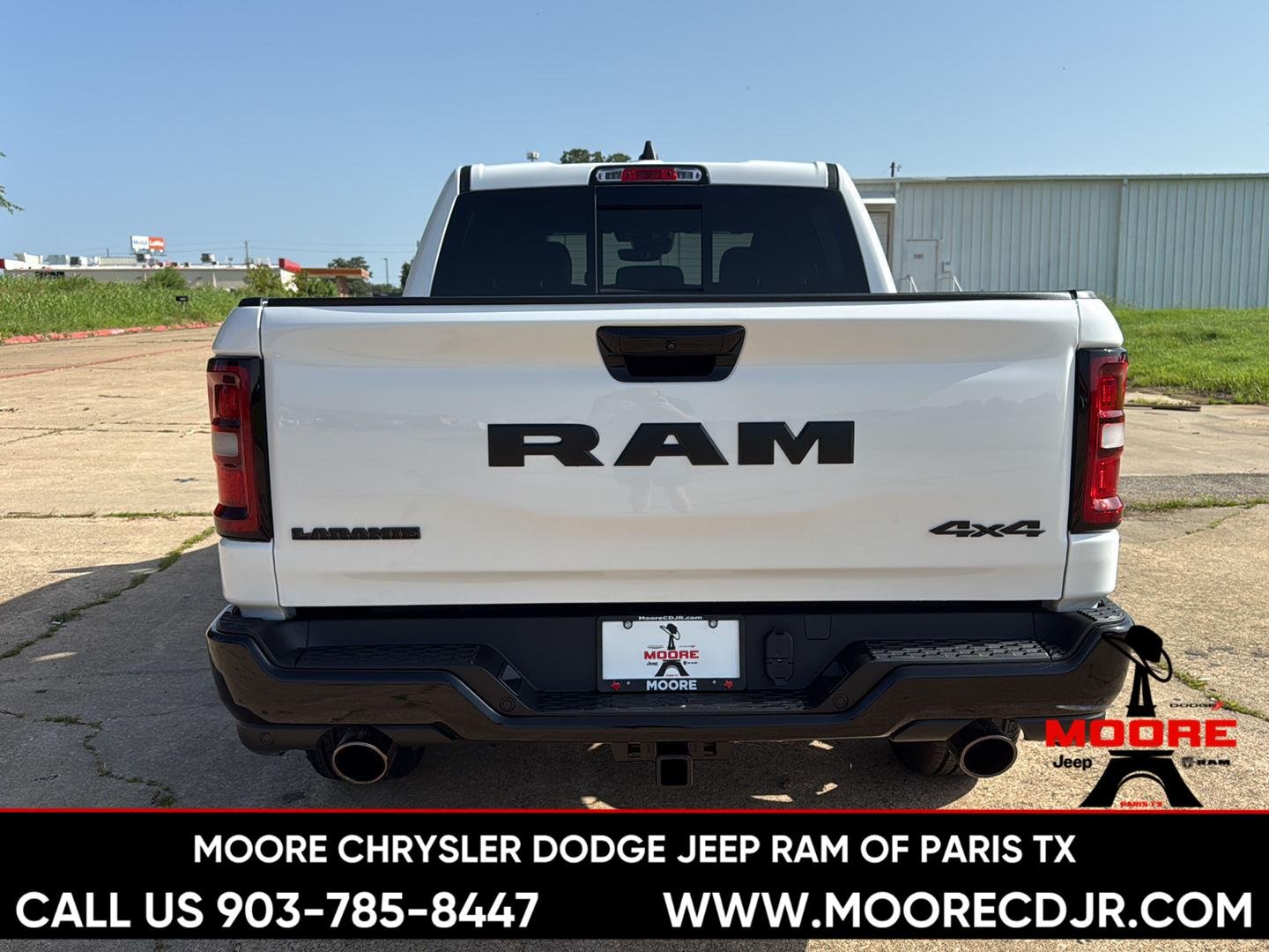 New 2026 Bright White Clear-Coat Exterior Paint RAM Laramie image 6