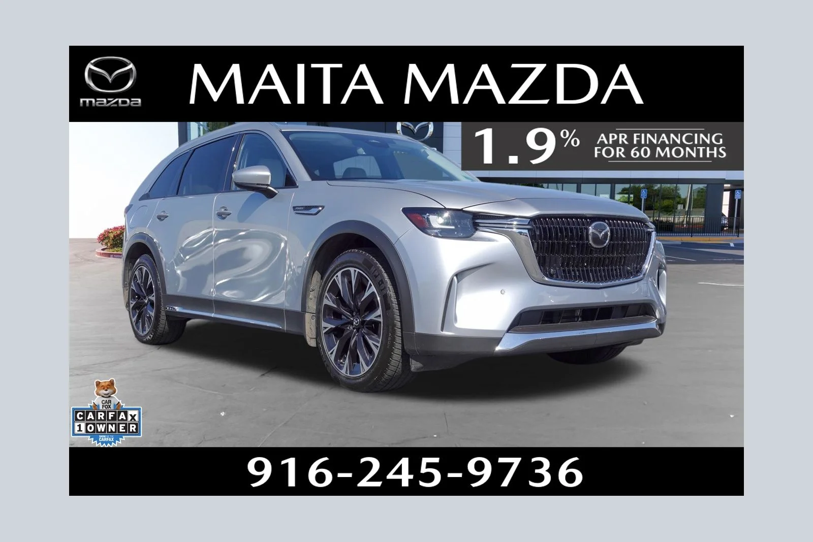 Certified Used 2024 Sonic Silver Mazda Premium image 1