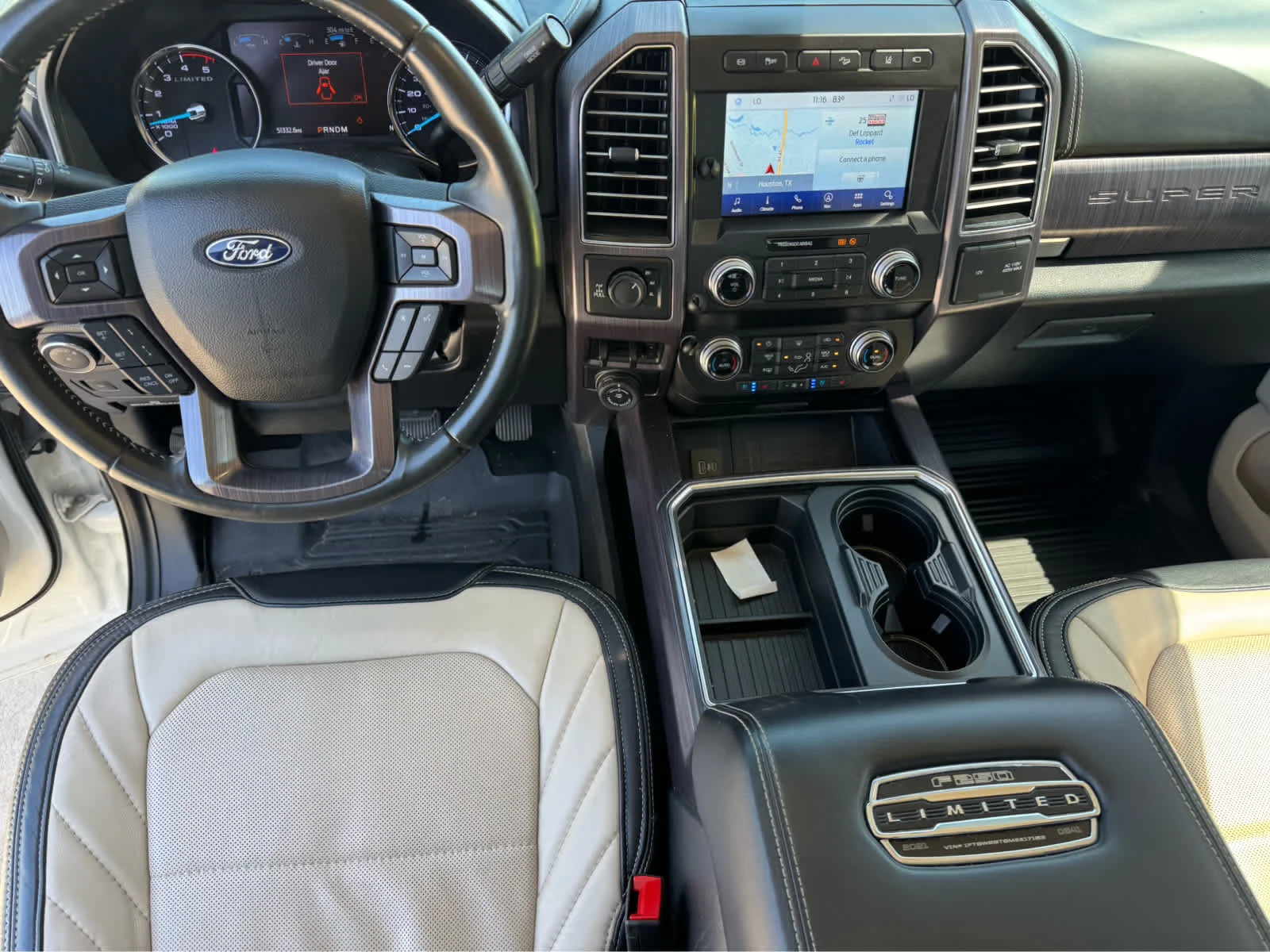 Used 2021 Star White Metallic Tri-Coat Ford Limited image 22