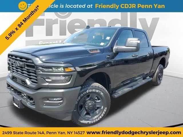 New 2026 Diamond Black Crystal Pearl-Coat Exterior Paint RAM Tradesman image 1