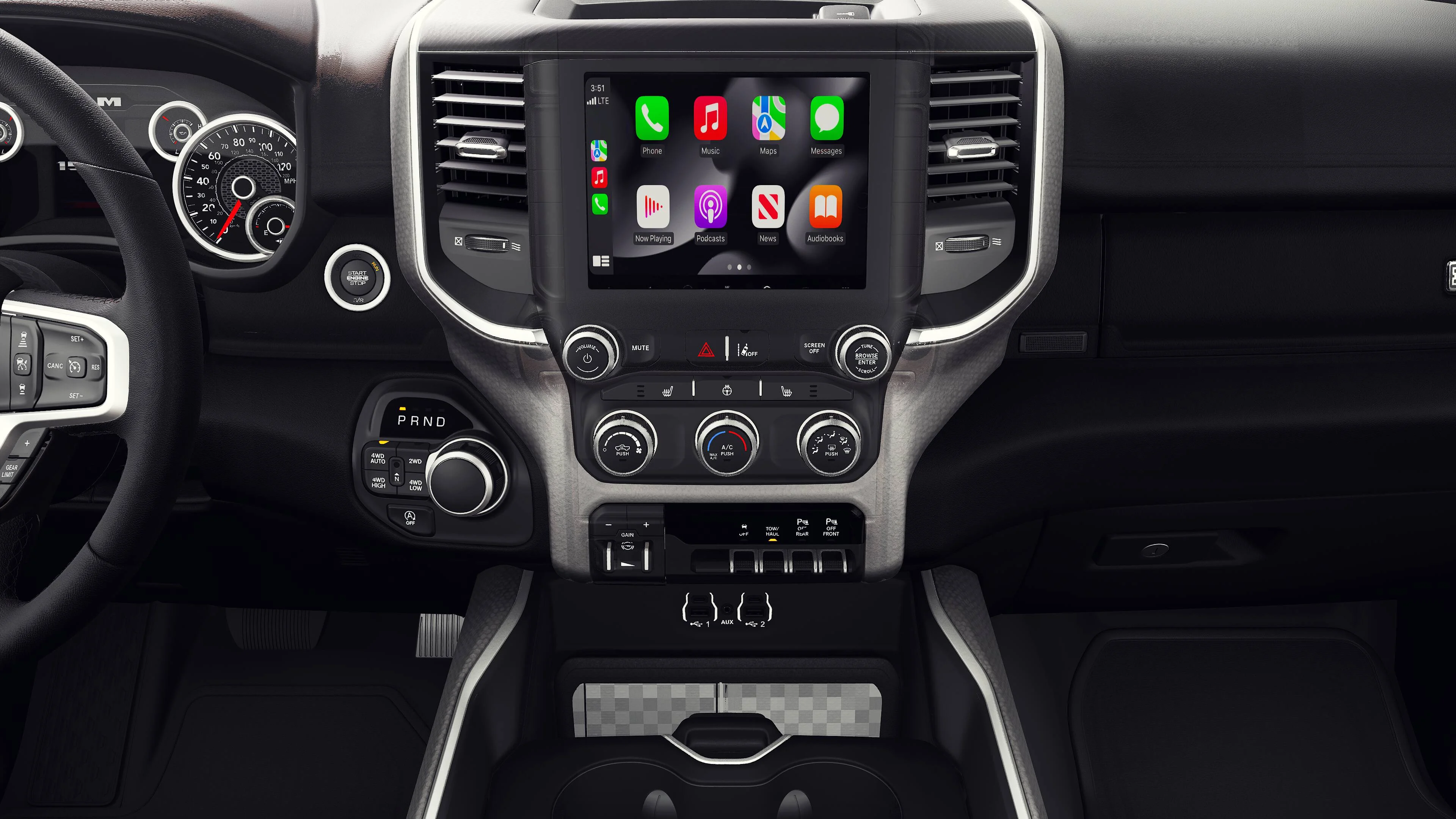 New 2027 Bright White Clear-Coat Exterior Paint RAM BIG HORN image 5