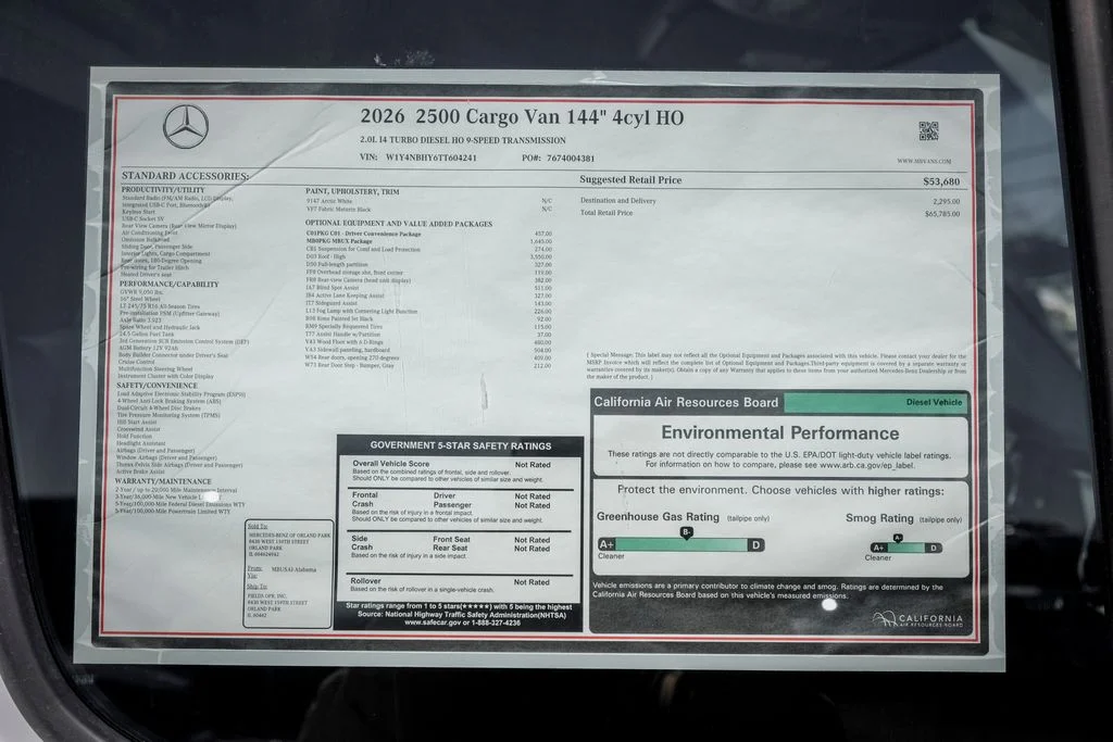 Used 2026 Arctic White Mercedes-Benz Cargo 144 WB image 21