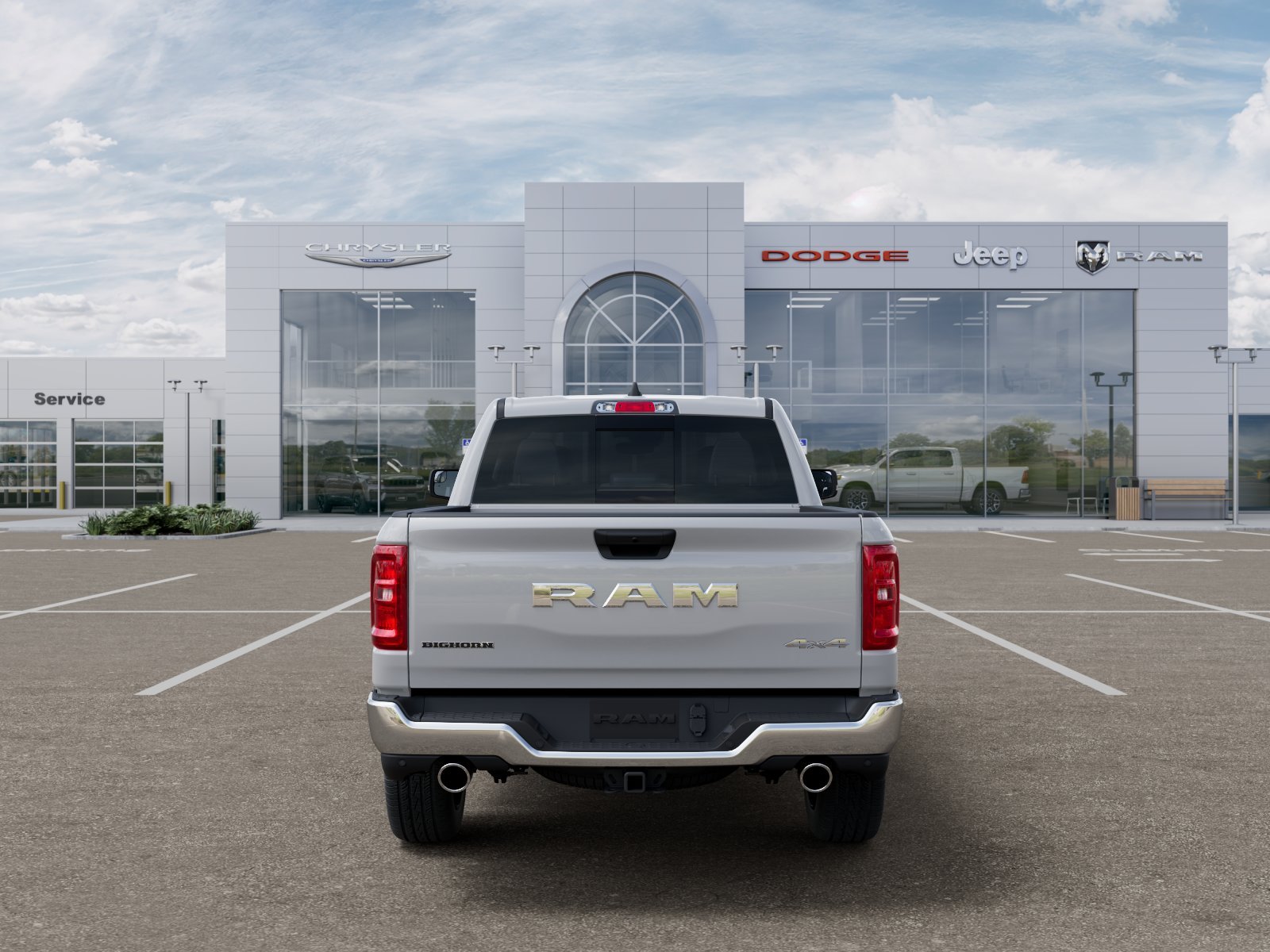 New 2026 Bright White Clear-Coat Exterior Paint RAM Big Horn/Lone Star image 34