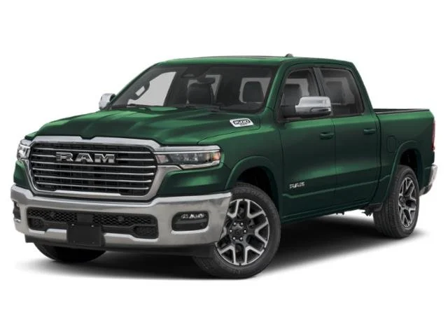 New 2026 Serrano-Green Metallic Exterior Paint RAM Laramie image 1