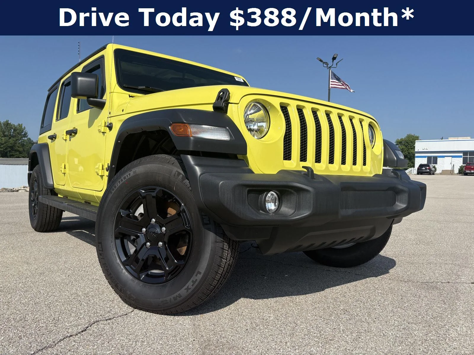 Used 2022 High Velocity Clearcoat Jeep Unlimited Sport S image 2