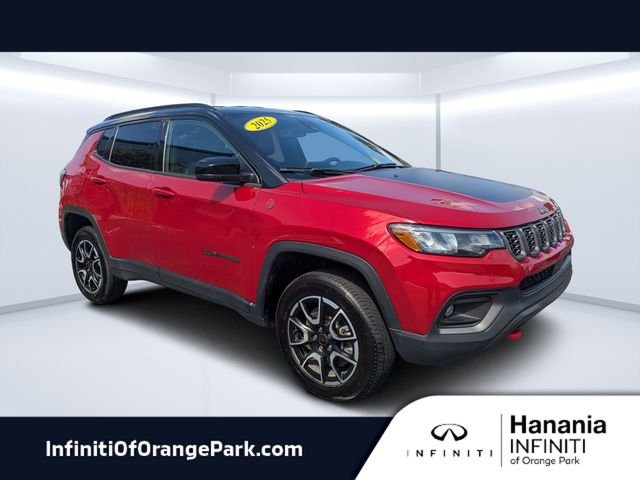 Used 2025 Red Jeep Trailhawk image 1