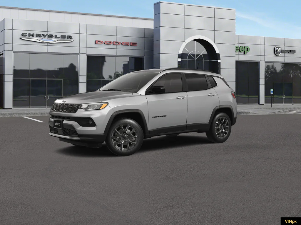 New 2026 Silver Zynith Metallic Clear-Coat Exterior Paint Jeep Latitude image 1