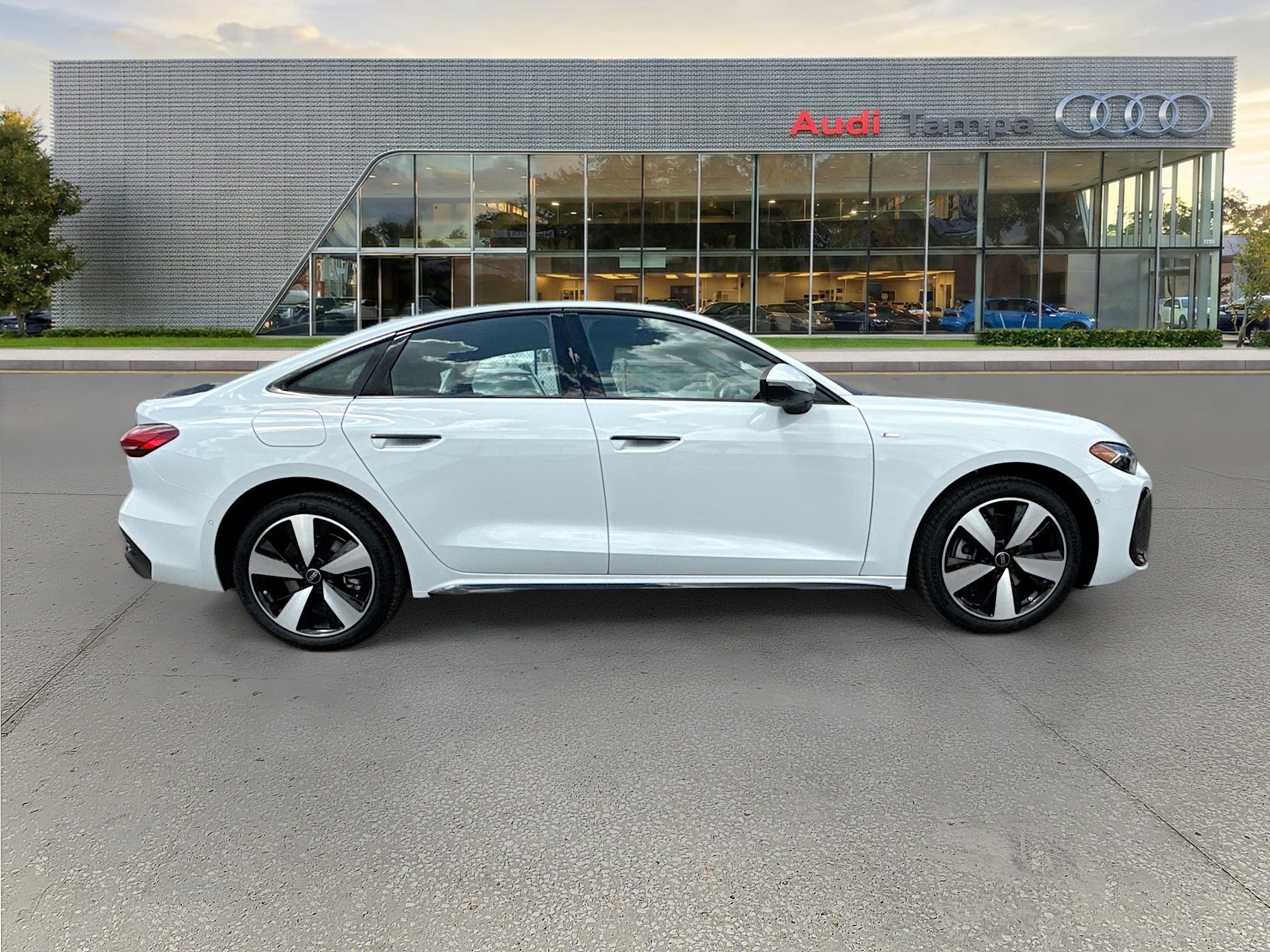 New 2026 Glacier White Metallic Audi Premium Plus image 2
