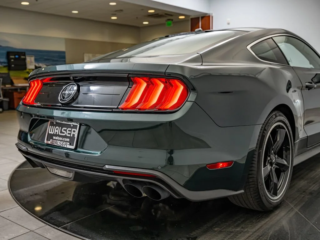 Used 2019 Dark Highland Green Metallic Ford Bullitt image 16