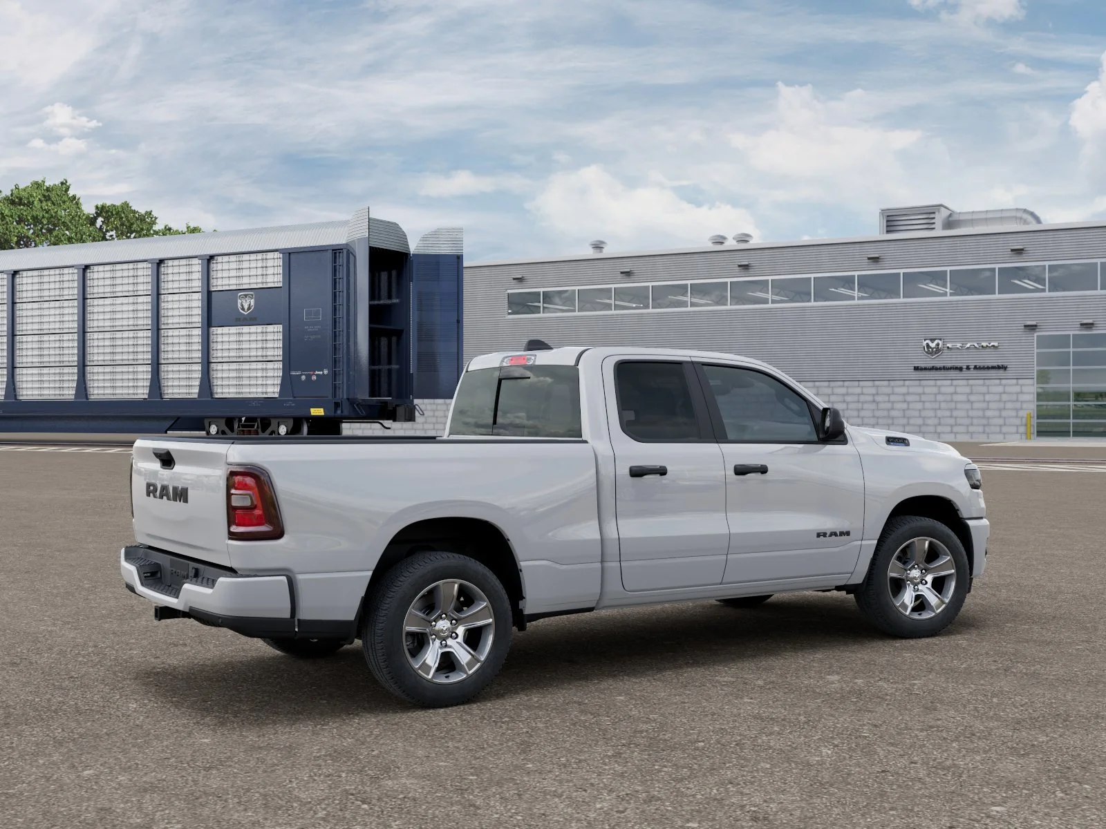 New 2026 Bright White Clear-Coat Exterior Paint RAM  image 2