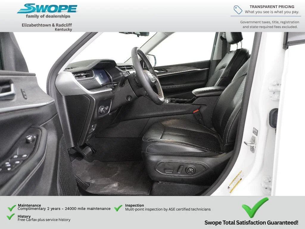 Certified Used 2023 Bright White Clearcoat Jeep Limited image 12