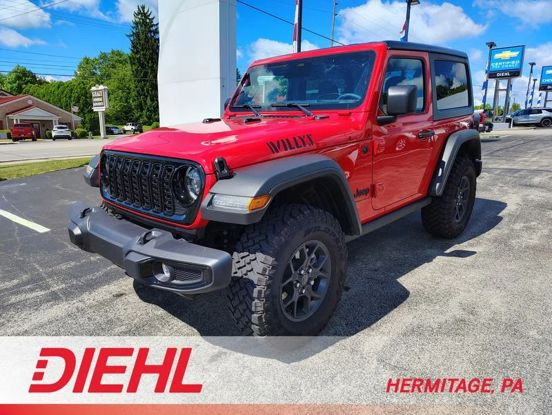 Used 2025 Red Jeep Willys image 1