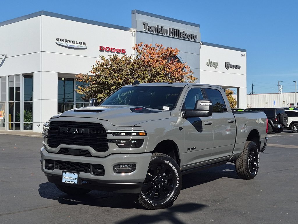 New 2027 Ceramic Gray Clear-Coat Exterior Paint RAM Laramie image 2