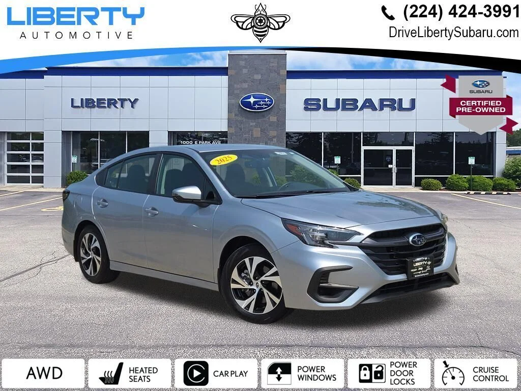 Certified Used 2025 Silver Subaru Premium image 1