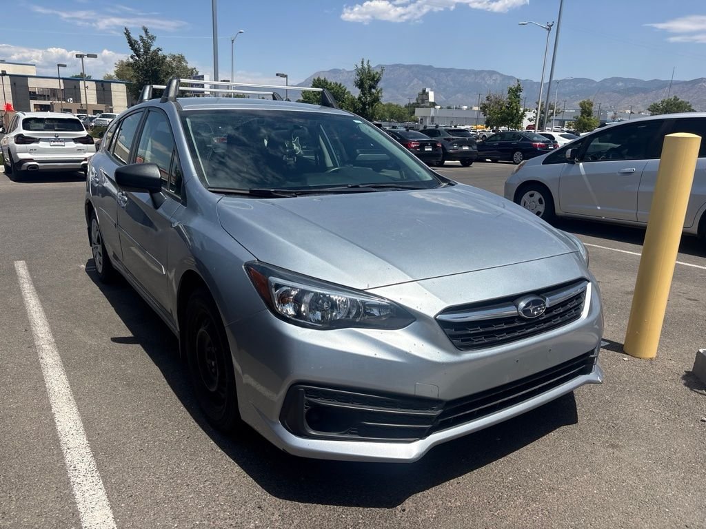 Used 2021 Silver Subaru Base image 2