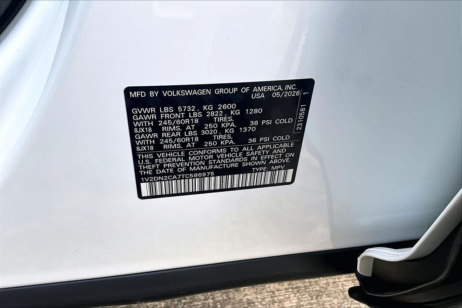 New 2026 Opal White Pearl Volkswagen 2.0T SE image 19