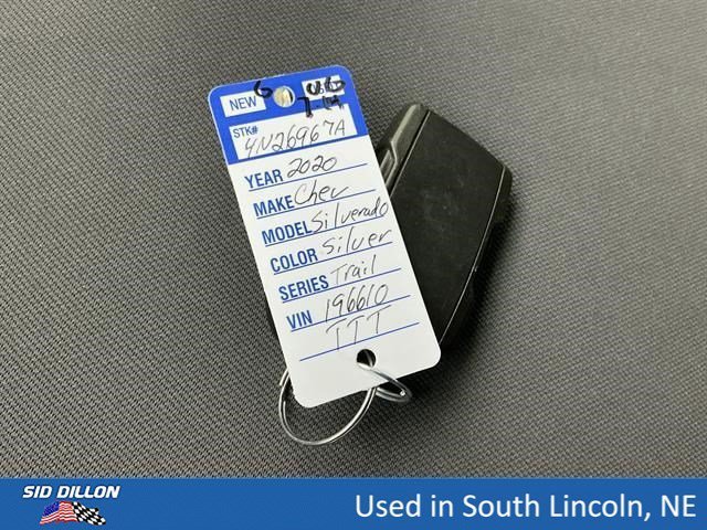 Used 2020 Silver Ice Metallic Chevrolet Custom Trail Boss image 8
