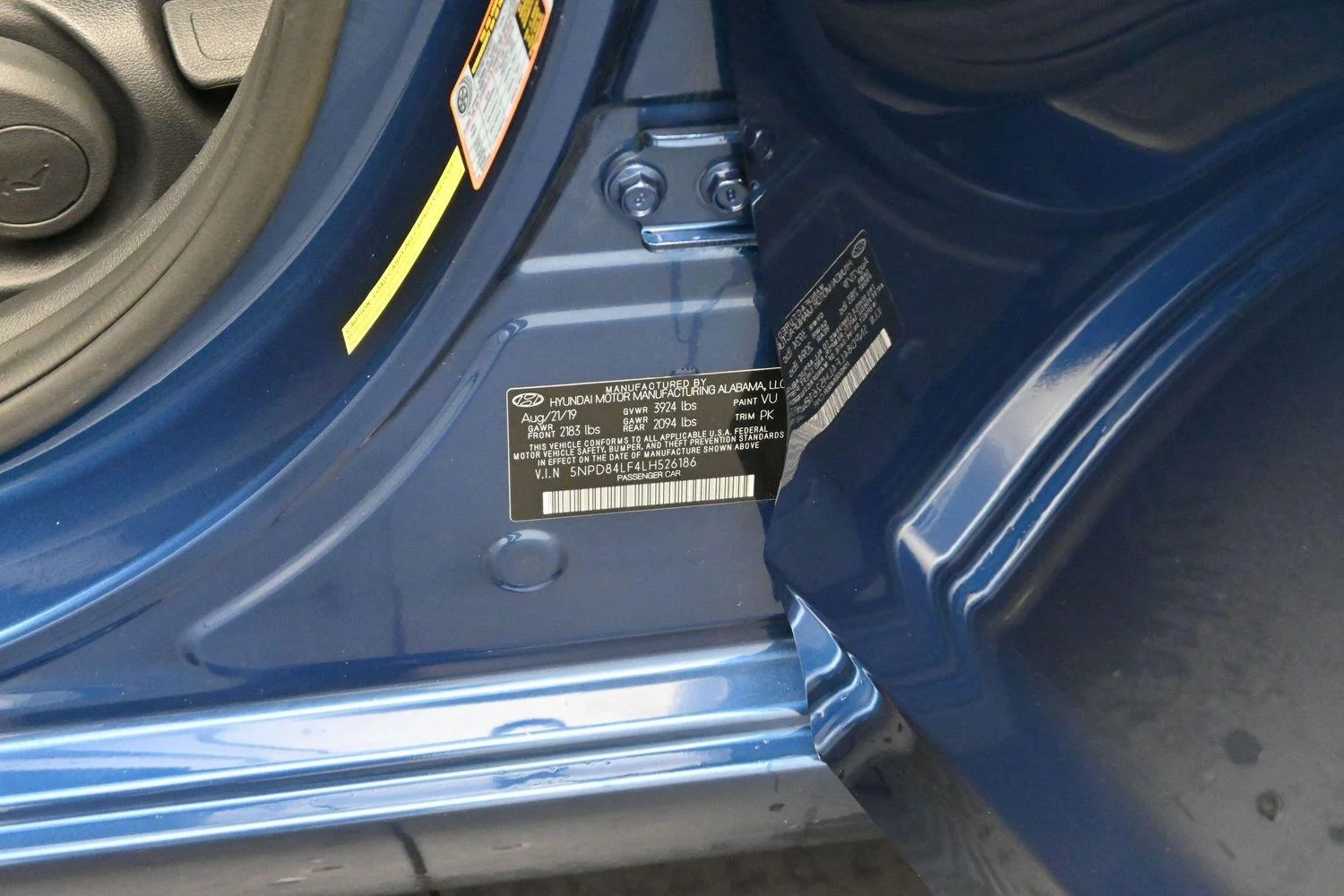 Used 2020 Lakeside Blue Hyundai Value Edition image 37