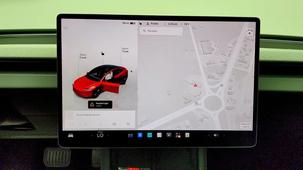Used 2026 Ultra Red Tesla Long Range RWD w/ White & Black Premium Interior image 21