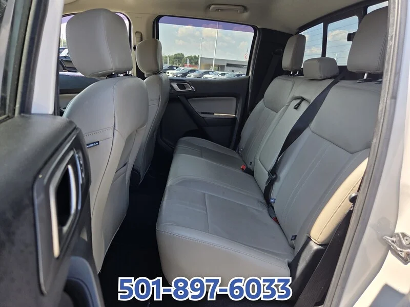 Used 2020 White Platinum Clearcoat Metal FORD LARIAT 2WD SUPERCREW 5