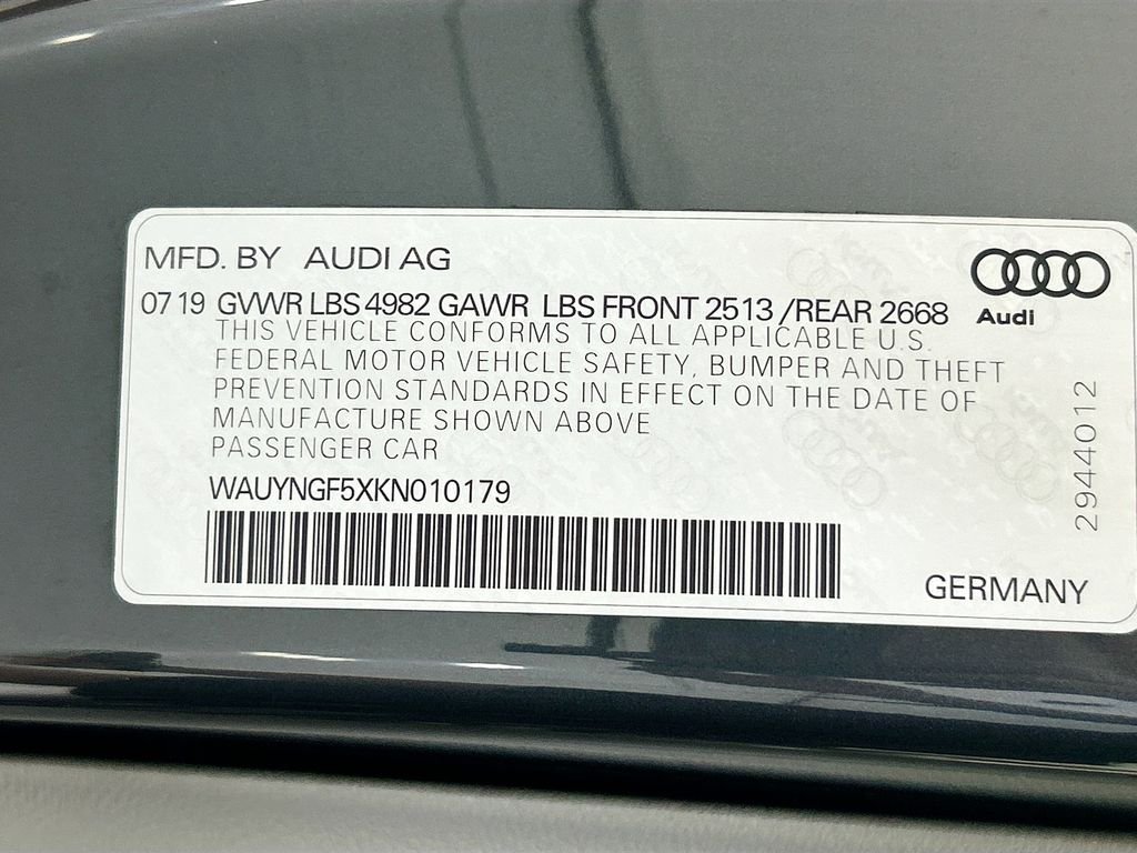Used 2019 Gray Audi 2.0T Premium Plus image 32
