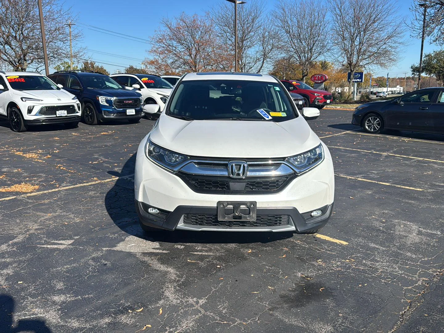 Used 2019 Platinum White Pearl Honda EX-L image 2
