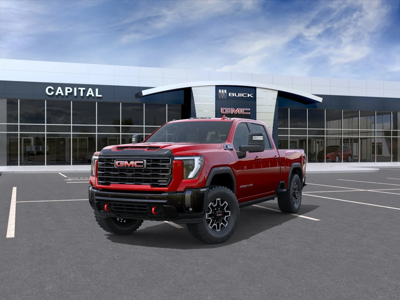 New 2026 VOLCANIC RED TINTCOAT GMC AT4X image 8