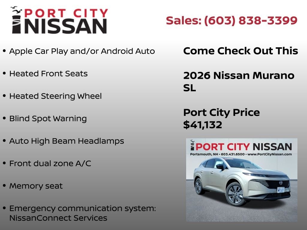 2026 Nissan Murano SL - Photo 9
