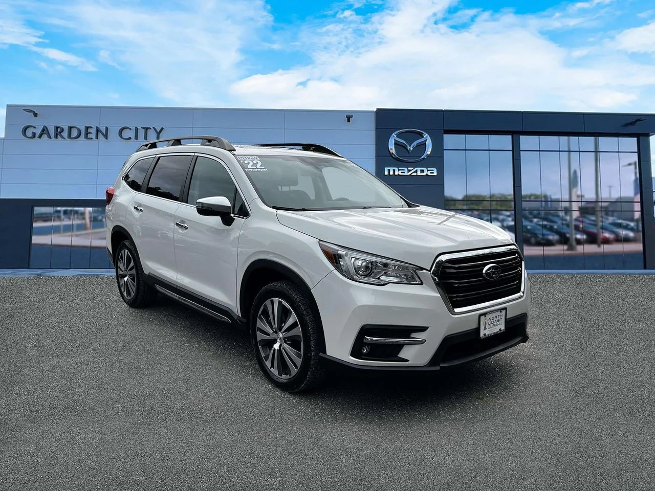 Used 2022 Crystal White Pearl Subaru Touring image 1